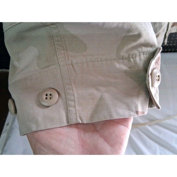 US Army Desert Camo Infantry Jacket Sz Med Flag/ 3rd Infantry Division/Sergeant - Picture 12 of 14